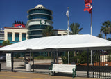 Ohenry 20' x 60' frame tent used as party tent