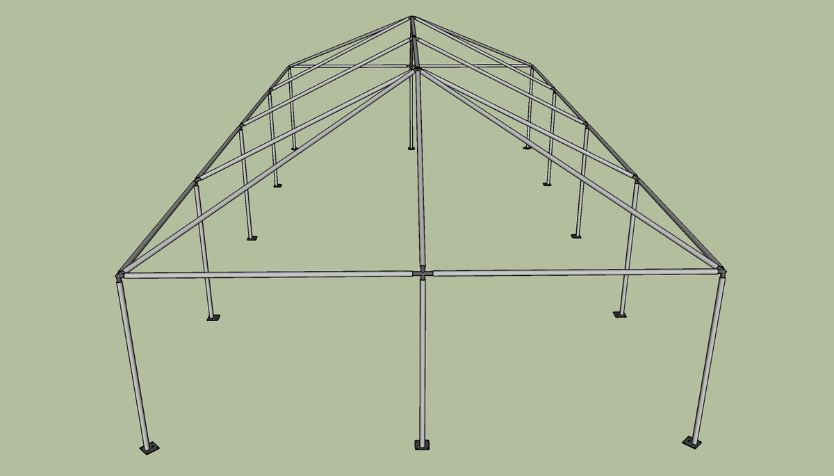 40x40 Complete Frame Tent – Central Tent