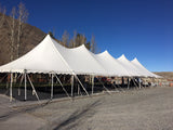Ohenry 30' x 110' high peak pole tent used as Party tent