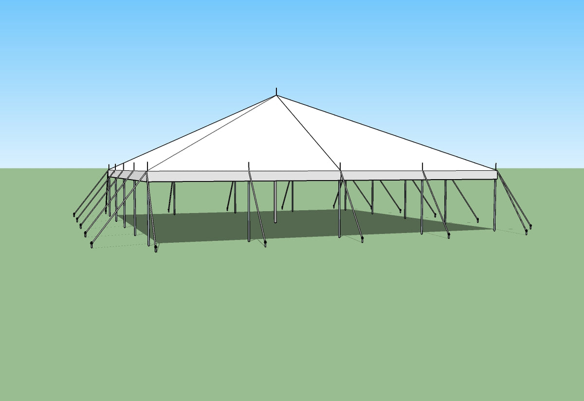 pole vs frame tent Traditional Pole Tent