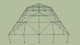 Ohenry 40' x 80' tent frame end View