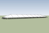 Ohenry Traditional Pole Tent 60' x 270' party tent