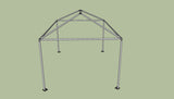 10' x 15' High Peak Frame Tent - With Premium Tension Cover