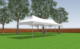 10' x 30' High Peak Frame Tent - With Premium Tension Cover