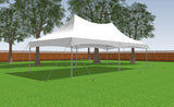 15' x 30' High Peak Frame Tent - With Premium Tension Cover