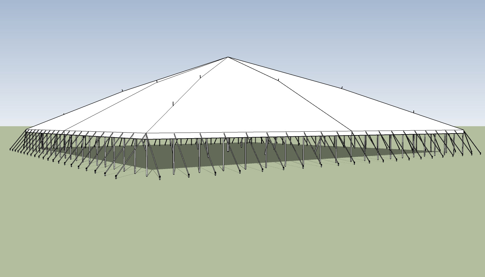 tent 100 Traditional Pole Tent