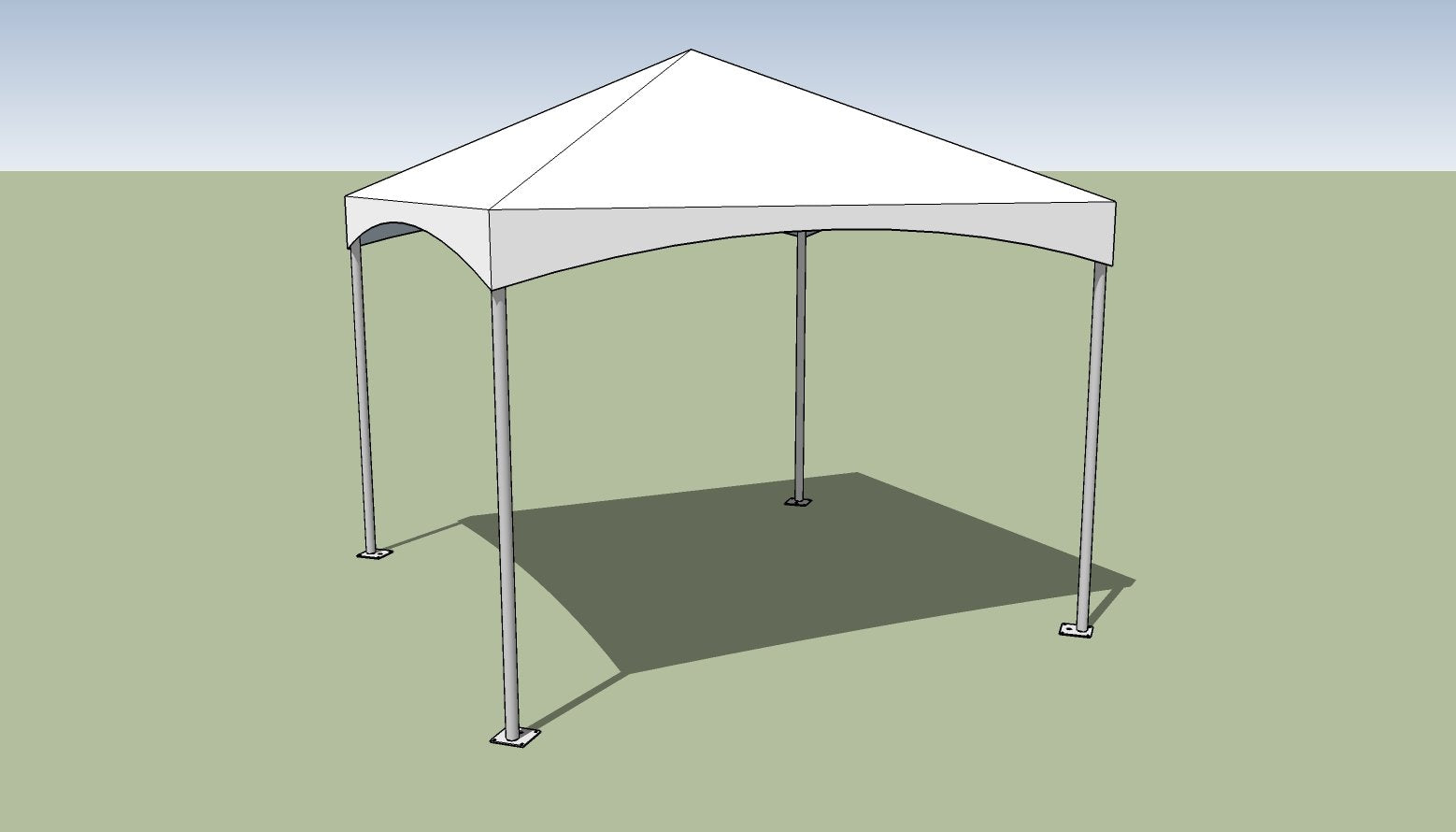 tent 10 10' x 10' Frame Tent
