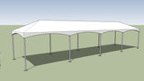 10x40 Premium Frame Tent Tension top and frame