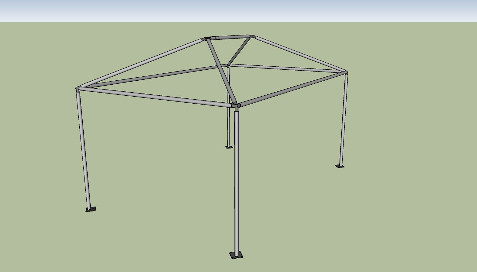 party tent frame 10' x 15' Frame Tent