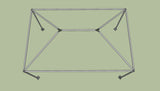Ohenry 10' x 15' tent frame top View