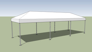 Ohenry 10' x 30' Frame tent top and frame