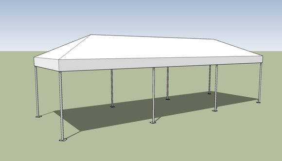 Ohenry 10' x 30' Frame tent top and frame