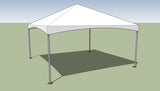 15x15 Premium Frame Tent Tension top and frame
