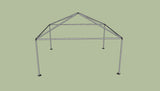 Ohenry 15' x 15' tent frame end View