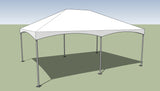 15x20 Premium Frame Tent Tension top and frame