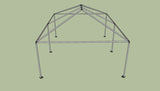 Ohenry 15' x 20' tent frame end View