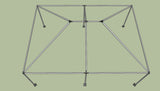 Ohenry 15' x 20' tent frame top View