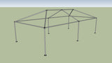 Ohenry 15' x 30' tent frame corner View
