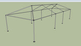 Ohenry 15' x 40' tent frame corner View