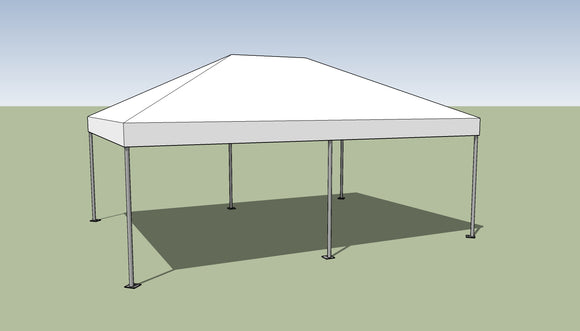 Ohenry 15' x 20' Frame tent top and frame