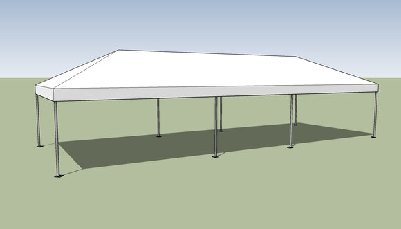 Ohenry 15' x 40' Frame tent top and frame