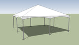 20x20 Premium Frame Tent Tension top and frame