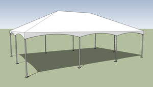 20x30 Premium Frame Tent Tension top and frame