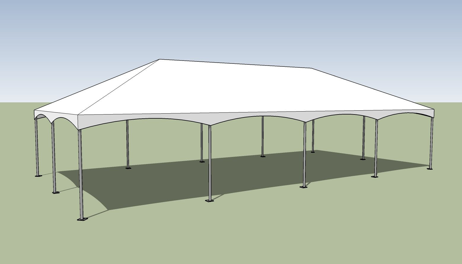 party tent 20 x 40 20' x 40' Frame Tent
