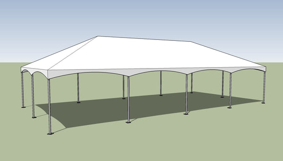 20x40 Premium Frame Tent Tension top and frame