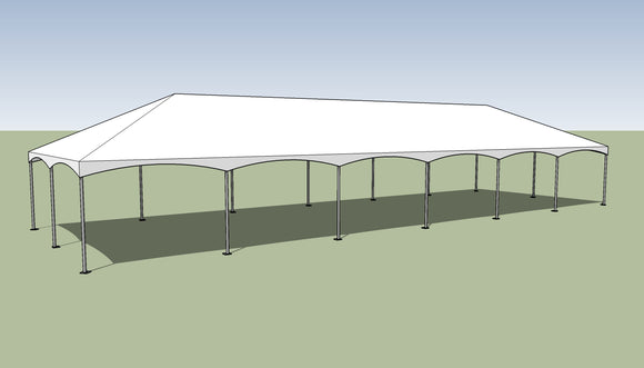 20' x 60' Frame Tent - With Premium Tension Cover