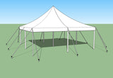 Ohenry 20' x 20' high peak pole tent used as Party tent