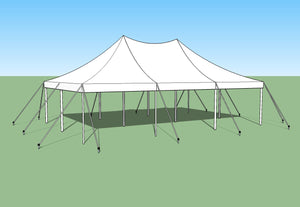Ohenry 20' x 30' high peak pole tent used as Party tent