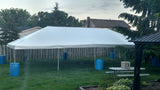 Ohenry 20' x 40' frame tent used as party tent