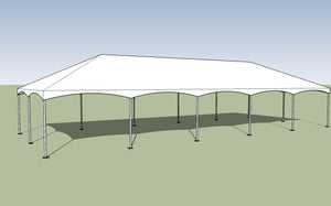 20' x 50' Frame Tent - With Premium Tension Cover