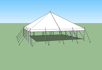 buy ohenry 30x30 Pole Tent