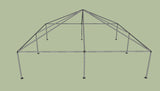 Ohenry 30' x 30' tent frame side View