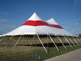 Ohenry 30' x 50' high peak pole tent used as Party tent