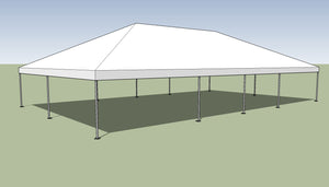 Ohenry 30' x 50' Frame tent top and frame