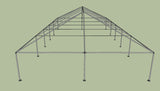 Ohenry 30' x 60' tent frame end View