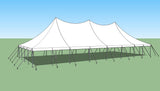 Ohenry 30' x 70' high peak pole tent used as Party tent