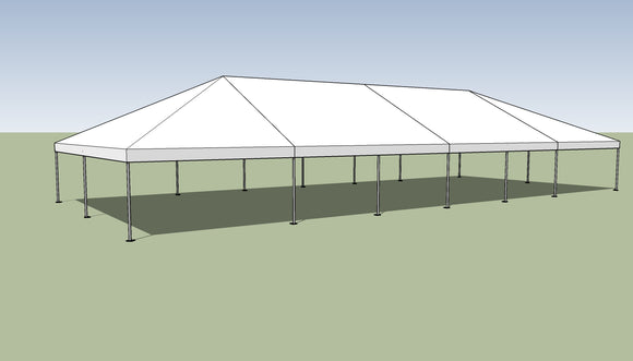 Ohenry 30' x 70' Frame tent top and frame