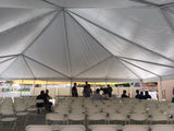 Ohenry 40' x 50' frame tent used as church tent