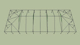 Ohenry 40' x 100' tent frame top View
