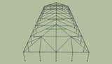 Ohenry 40' x 120' tent frame end View