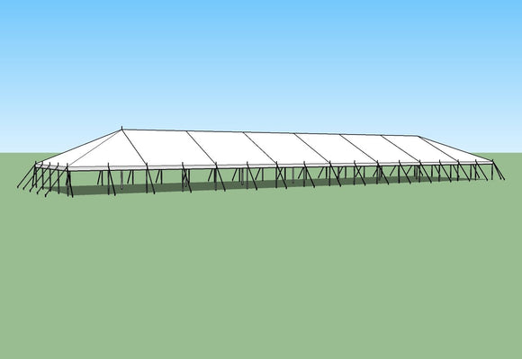 Ohenry Traditional Pole Tent 40' x 140' party tent 