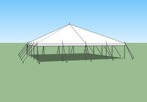 Ohenry 40' x 40' pole tent