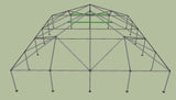 Ohenry 40' x 50' tent frame end View