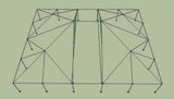 Ohenry 40' x 50' tent frame top View