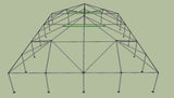 Ohenry 40' x 60' tent frame end View