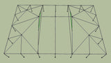 Ohenry 40' x 60' tent frame top View
